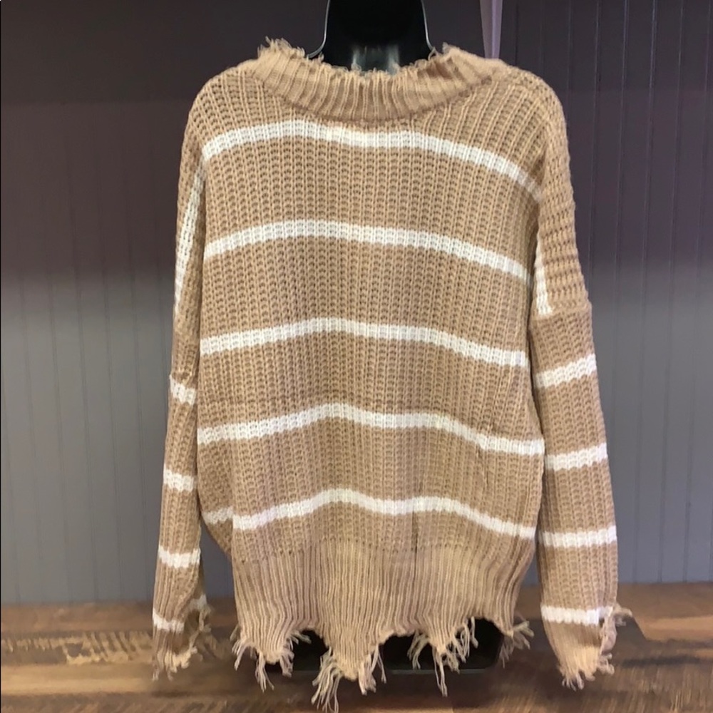 Distressed Sweater - Picture 2 of 2